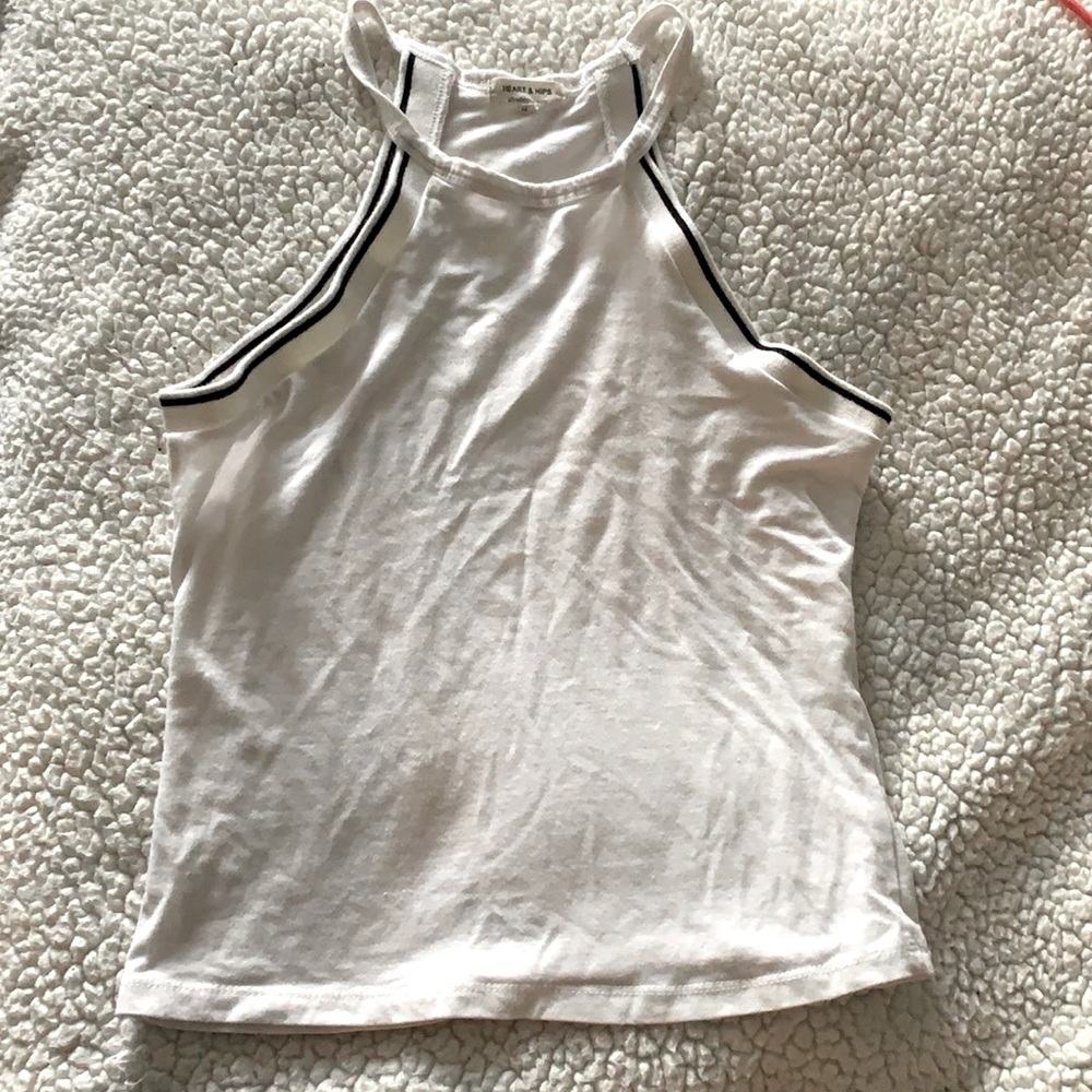 Fashion nova white top, super sexy and casual!